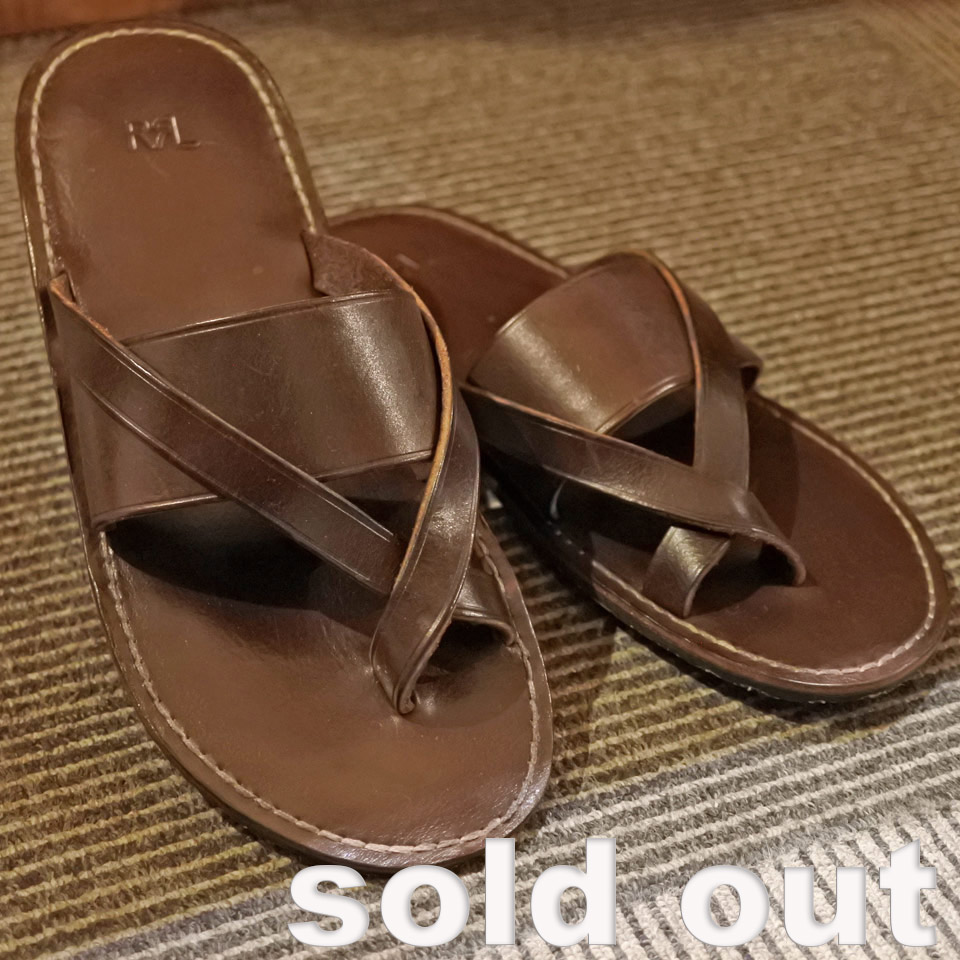 RRL/LEATHER SANDALS/23,100 | thing sting