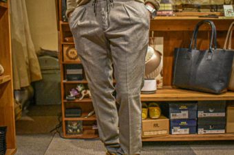 BRO SHIP/STRETCH SPINDLE PANTS/25,300