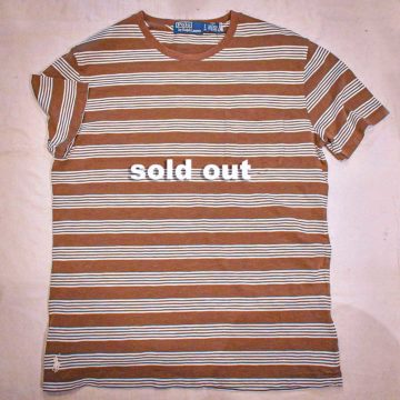 RALPH LAUREN/STRIPE POCKET  T SHIRTS/16,500