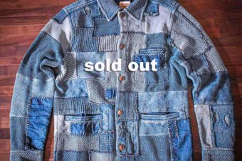 RRL/INDIGO PATCHWORK CARDIGAN/ 264,000